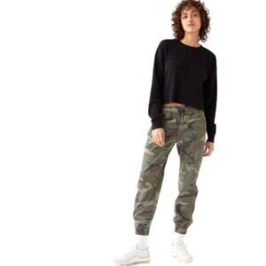 TNA Alix Pant Camo drawstring pants/ Joggers